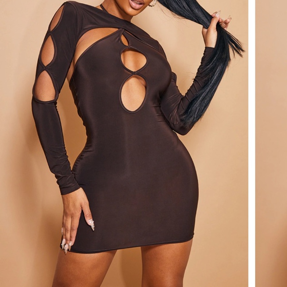 Pretty Little Thing Black Mini Dress
